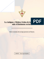 La Antigua y Mistica Orden de La Rosa-Cruz Ante El Fenomeno Sectario PDF