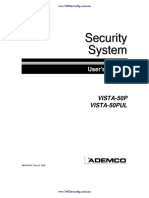 Ademco Vista 50p User Guide