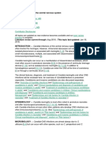 Candida Infections of The Central Nervous System (Uptodate)