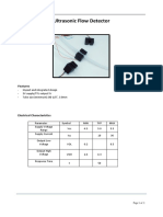 Ultrasonic Flow Detector