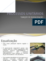 Lagoa de Equalização Dimensionamento