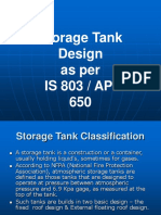 Tank Design As Per IS803 and API650