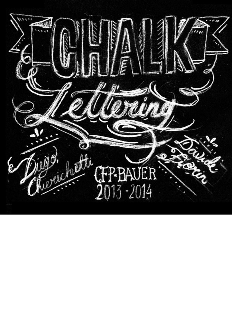 Chalk Lettering PDF | PDF