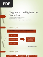 Segurança e Higiene no Trabalho - Aula 1