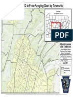 Positive CWD in Free-Ranging Deer by Township