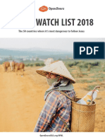 World Watch List 2018
