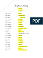 Google Doc Body Regions Matching 2