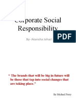 Corporate Social Responsibility