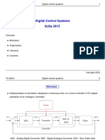 Digital Control Systems Overview