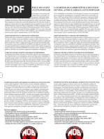 Panfleto Mob Combustivel