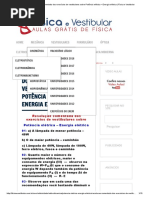 Eletrodinâmica-Energia e Potencia Elétrica