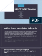 FG5 - Tax Evation Vs Tax Avoidance