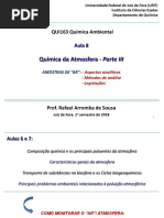 Aula 8 Química Da Atmosfera Parte 3 1S2018