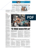 Sports - "A Tidal Wave Hit Us"