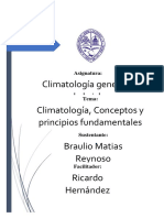 Climatología, Conceptos y Principios Fundamentales Braulio
