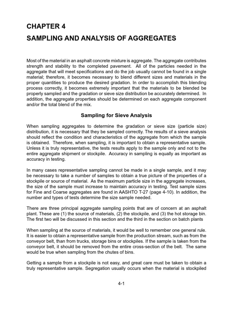 ASTM 136: Aggregate Sampling Guide | PDF | Construction Aggregate ...