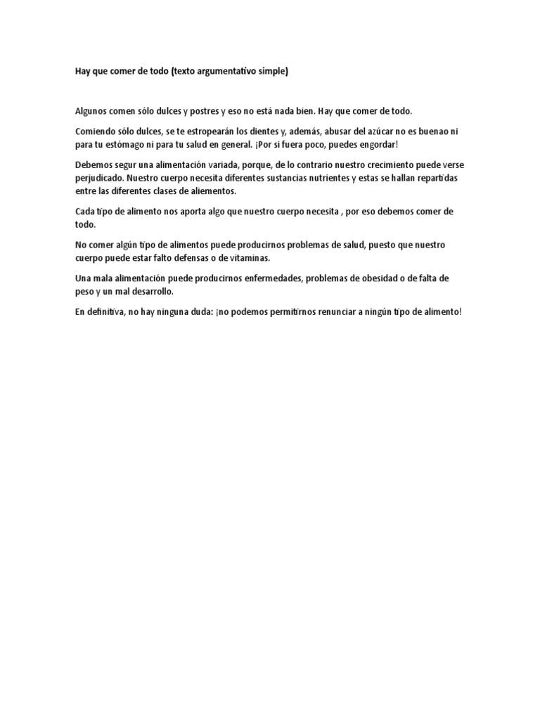 Hay Que Comer de Todo | PDF | Alimentos | Internet