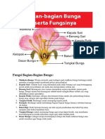 Fungsi Bagian Bunga