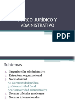 Marco Jurídico y Administrativo