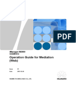 Imanager M2000 V200R013 Operation Guide For Mediation (Web)