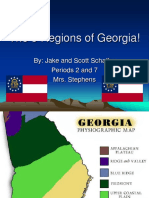 the 5 regions of georgia 