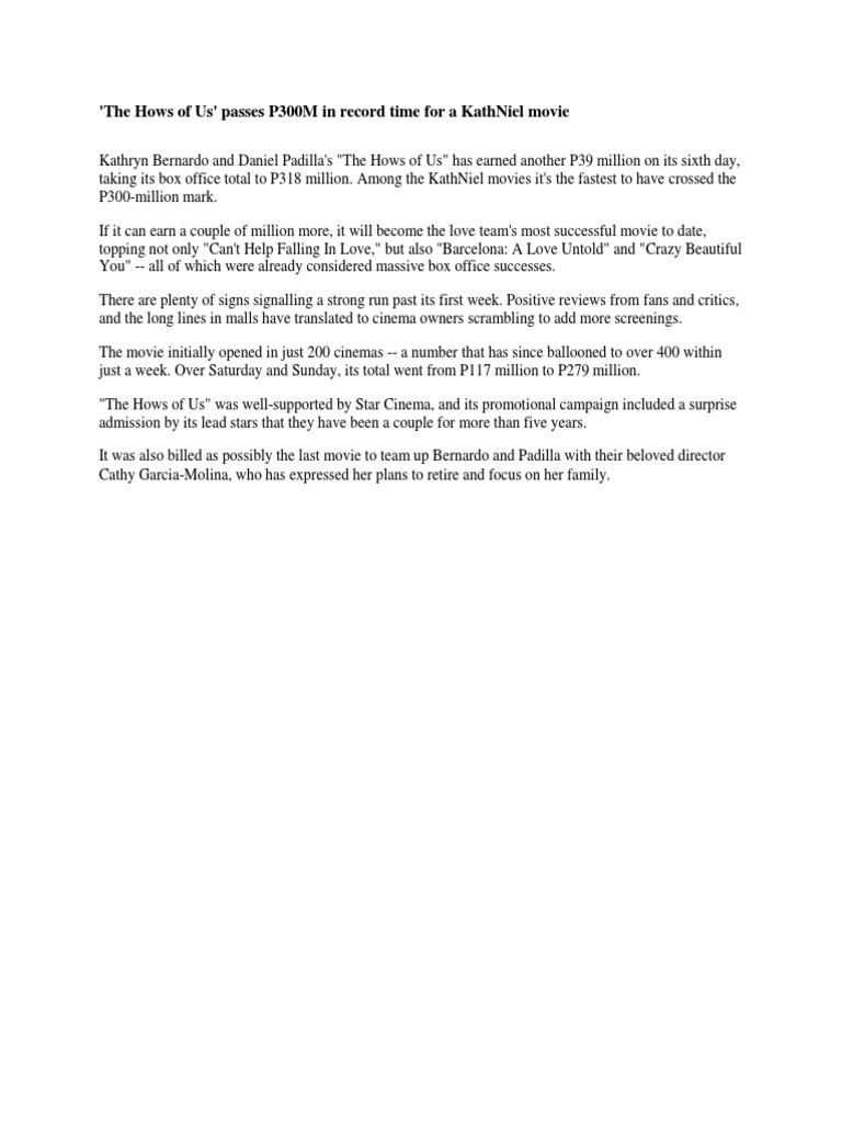 Hows of Us PDF