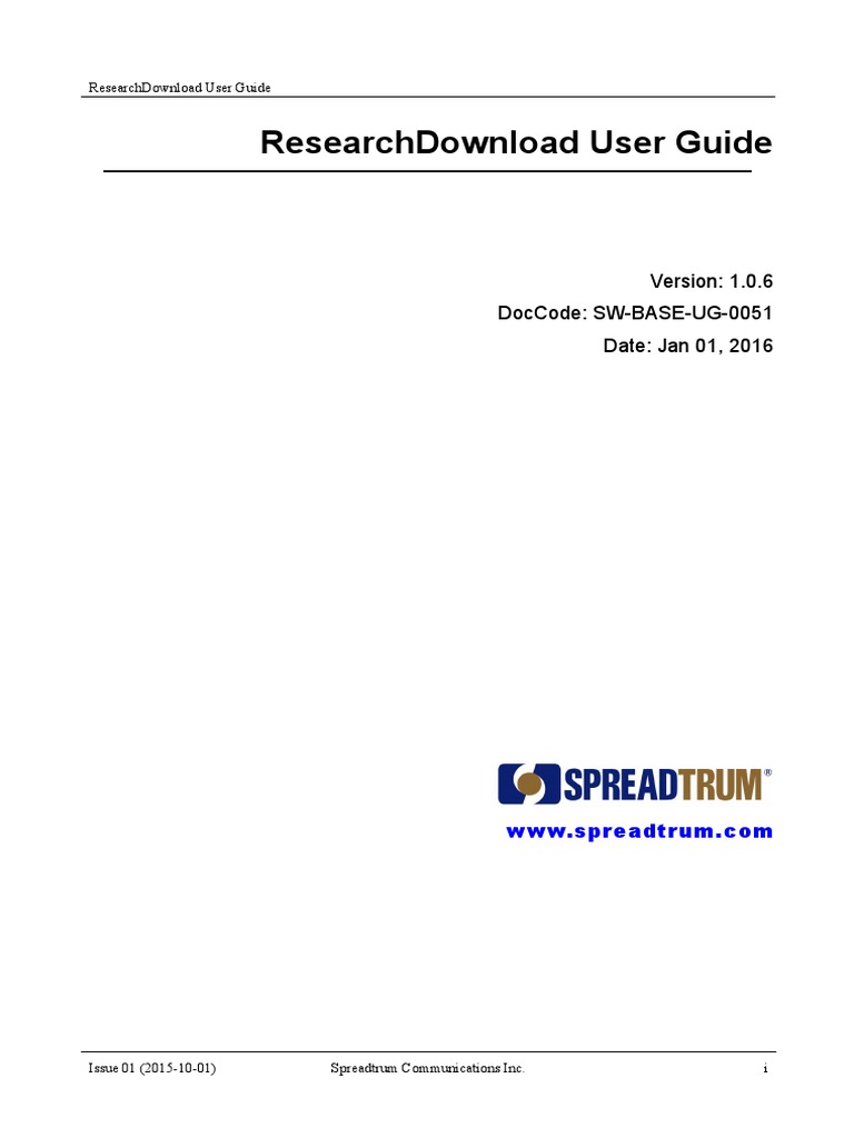 ResearchDownload User Guide (En) | PDF | Flash Memory | Computer File