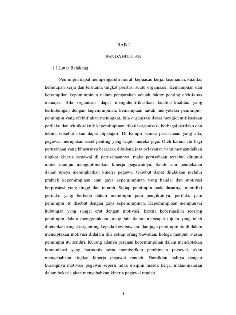 Makalah Kepemimpinan Pdf