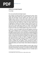 Note sur le concept de geste