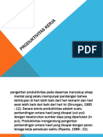 Produktivitas Kerja