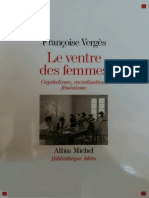 VERGÈS, Françoise - Le Ventre Des Femmes