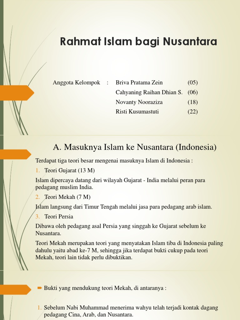 Rahmat Islam Bagi Nusantara Pptx