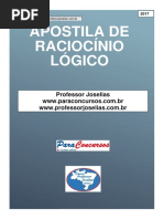 Apostila de Raciocínio Lógico Professor Joselias