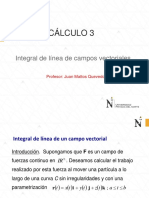 01 - Semana 05c - Integral de Linea de Campos Vectoriales