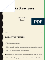 Data Structure Lecture 1