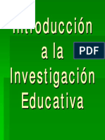 Introducción A La Investigación Educativa - Presentación