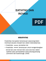 Kewirausahaan (Kreativitas Dan Inovasi)