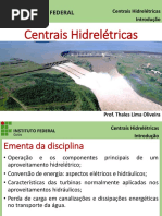 Introdução a centrais hidrelétricas