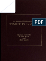 An Annotated Bibliography of Timothy Leary PDF