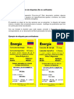 Comparativa etiquetas equipos