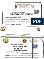 Diplomas Dibujo y Pintura Primaria 2018