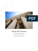 formato de informe (Word- Microsoft Office)