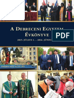 A Debreceni Egyetem Évkönyve 2015 - 2016