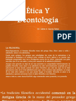 Ética Y Deontología: Dr. Adém A. García Tafur