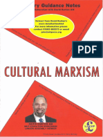 Cautionary Guidance Notes Cultural Marxism