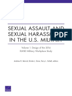 Sexual Assault and Sexual Harassment in The U.S. Military