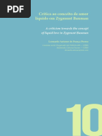 Crítica Ao Conceito de Amor Liquido Em Zygmunt Bauman