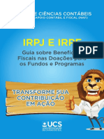 Guia Sobre Beneficios Fiscais Nas Doações para Os Fundos e Programas-UCS (NAF)