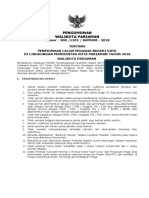 Formasi Penempatan CPNS Kota Pariaman 2018 PDF