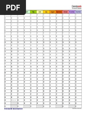 Blank Calendar Landscape 1 Page